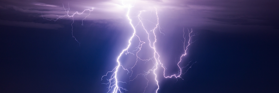 During a storm